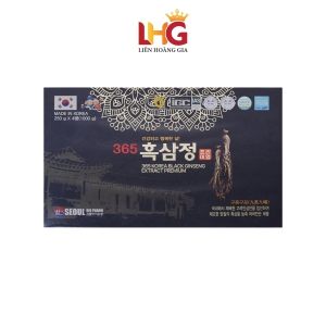 Cao Hắc Sâm Seoul Bio Pharm 365 Korea Black Ginseng Extract Premium (Hộp 4 Lọ x 250g)