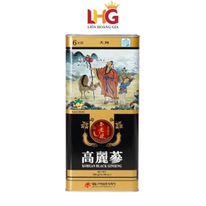 Hắc Sâm Củ Khô Daedong Hộp Thiếc 300g Cao Cấp (11-20 Củ)