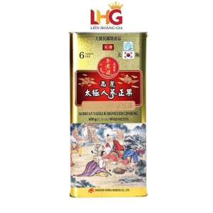 Thái Cực Sâm Tẩm Mật Ong Daedong Hộp Thiếc 600g