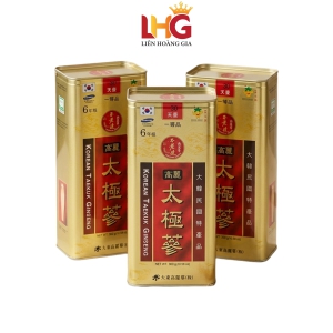 Thái Cực Sâm Củ Khô Daedong Thiên Sâm Hộp Thiếc 300g (30 Củ)
