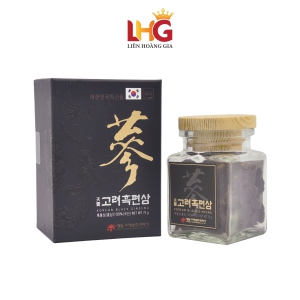 Hắc Sâm Củ Khô Thái Lát Daedong Korean Black Ginseng (1 lọ x 75gr)