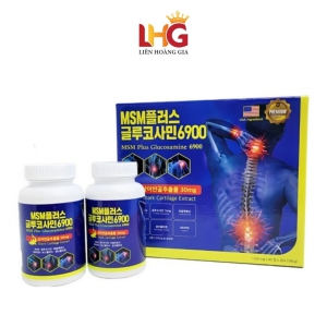 Thực Phẩm Hỗ Trợ Xương Khớp MSM Plus Glucosamine 6900 (180 Viên) – Giảm Đau Khớp, Chính Hãng Mỹ