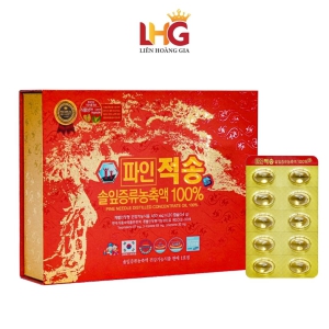 Tinh Dầu Thông Đỏ Chính Phủ Cao Cấp PINE JEOK SONG GOLD 120 Viên