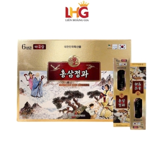 Hồng Sâm Củ Tẩm Mật Ong HG BIO Hàn Quốc Hộp 180g (6 Củ)